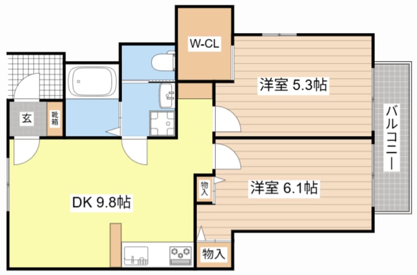 間取図 クレスト正法寺26