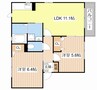 メゾン　ド　Ａ 2LDKの間取り