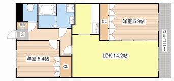 間取図 サン・クレールⅢ