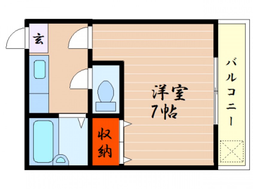 間取図 佃コーポⅡ