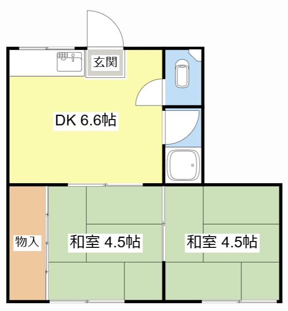 間取り図 三晃ハイツ3