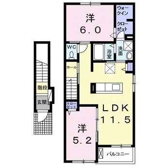 間取図 パラシオⅡ