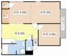ハイツニューキモト 3Kの間取り