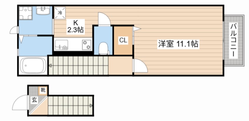 間取図 ウエストビレッジ