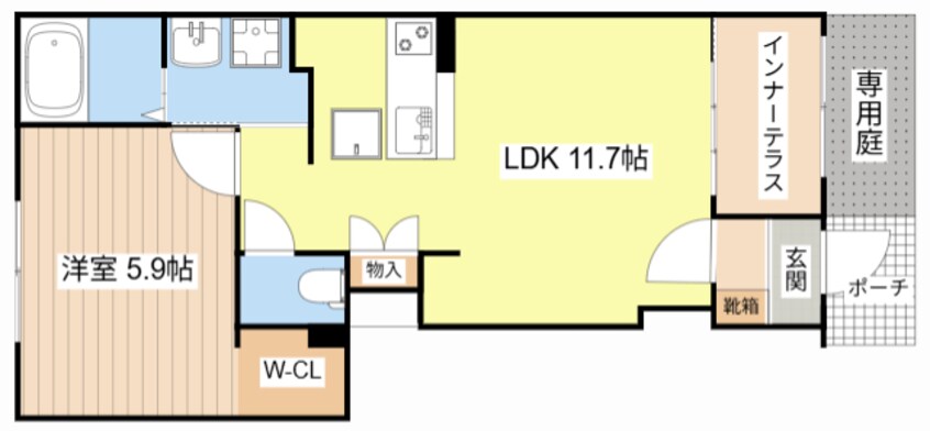 間取図 ラピスラズリ