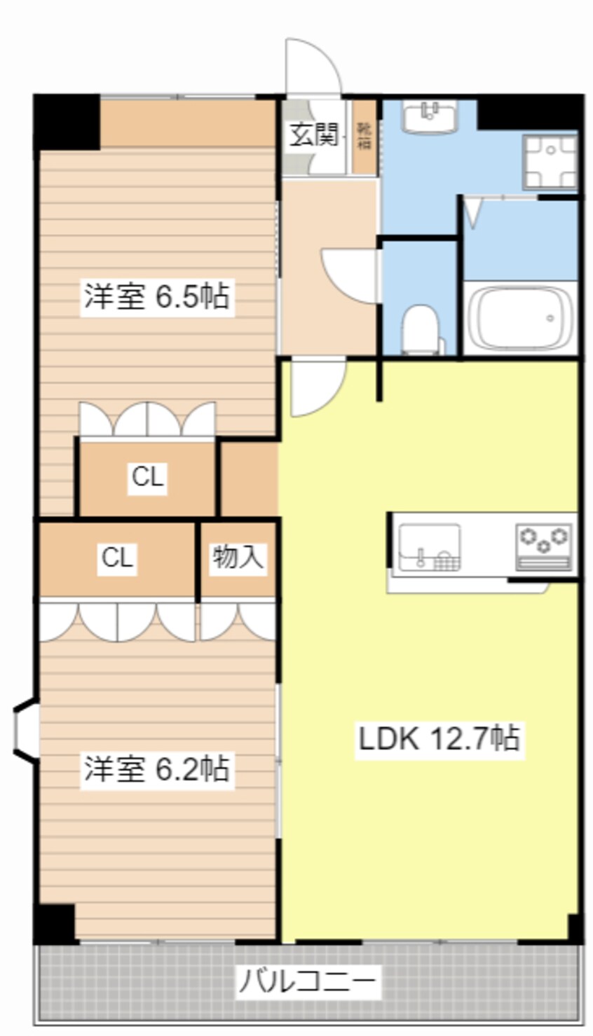 間取図 レマルージュ