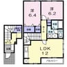 ビズ・コ－トＡ 2LDKの間取り