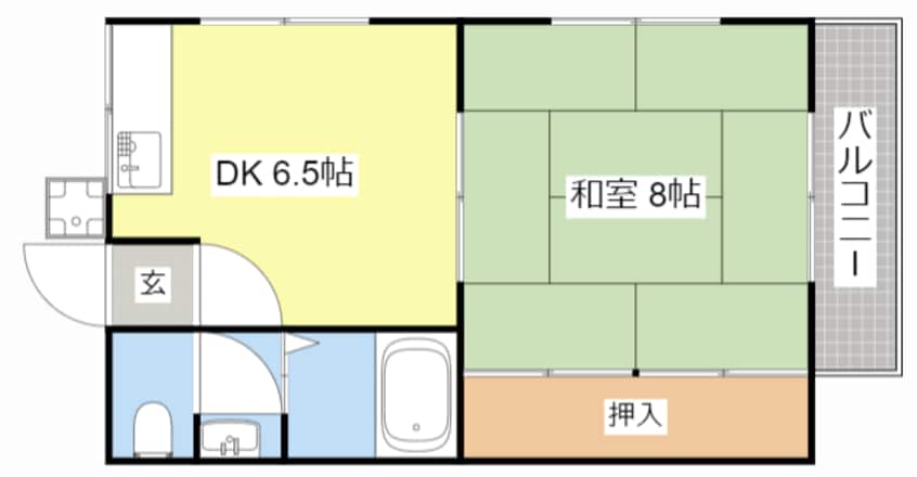 間取図 B・コーポ西大路
