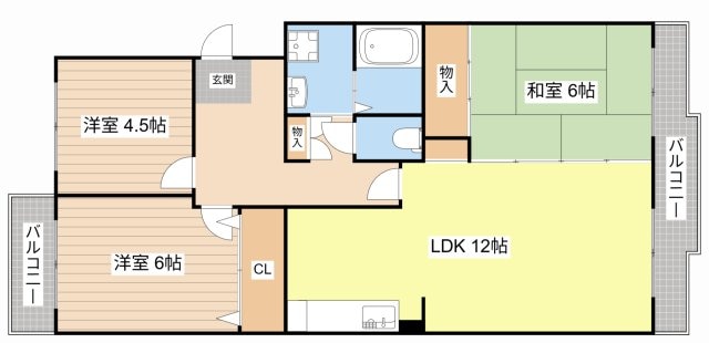 間取り図 ベルデュール四季彩