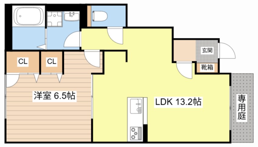 間取図 クレール