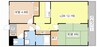 プロニティ桜宮 2LDKの間取り