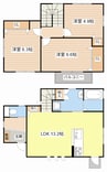 安清町　Ｓ邸　B棟 3LDKの間取り