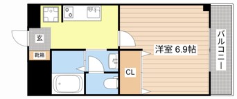 間取図 Ｌｉｔｔｌｅ　Ｃｏｕｒｔ　ＡＱＵＡ