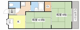 間取図 ハイネスグリーン貴生川