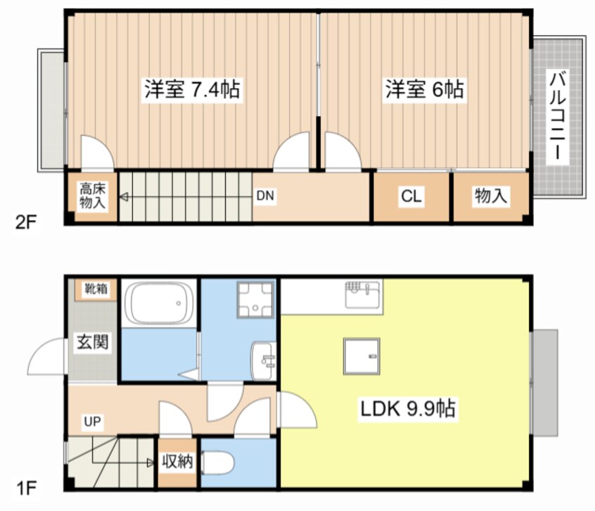 間取図 開の里Ⅰ棟