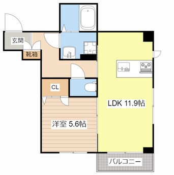 間取図 シャーメゾンフェリーチェＴＯＭＯ