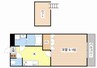 エタニティ 1Kの間取り