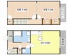 プレシードパークⅠ 2DKの間取り