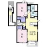 ピースマイル 2LDKの間取り