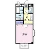 ヴィル　クラージュ 1Kの間取り