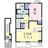 ブルーベル 1LDKの間取り
