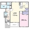 グランコスタ　Ⅰ 1LDKの間取り