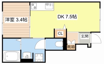 間取図 East Court Kanta