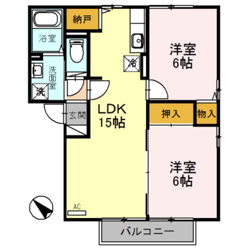 間取図 ＥＡＳＴ　ＮＯＮＡＭＩ五番館