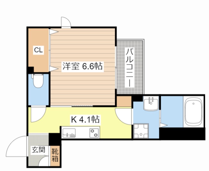 間取図 エアフォルク河原