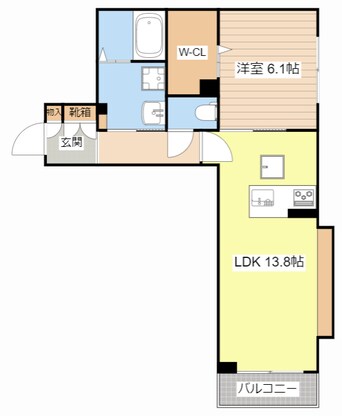 間取図 エアフォルク河原