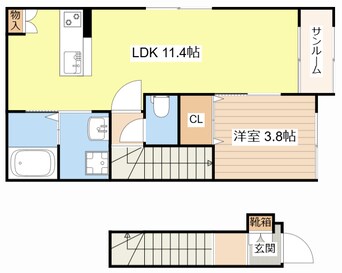 間取図 サチクル石塚