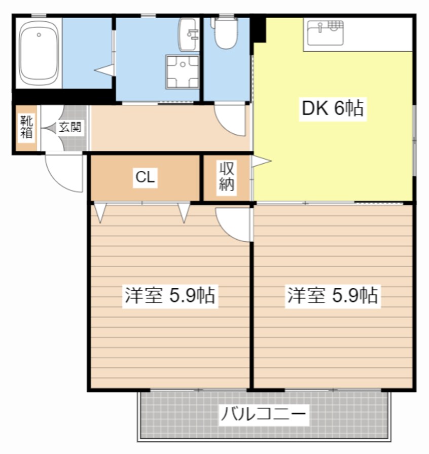 間取図 シャーメゾン　リーリエ