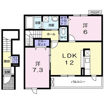 間取図 エトワールＡ