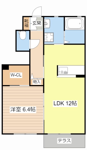 間取図 ラ　ヴィータ