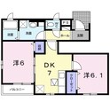 プロムナード・Ａの間取図