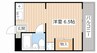メゾン谷沢Ⅰ 1Rの間取り