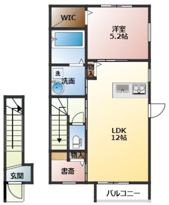 間取図 ラフィネ西今