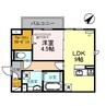 La Luce（ラ・ルーチェ） 1LDKの間取り