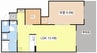 クレセント18 1LDKの間取り