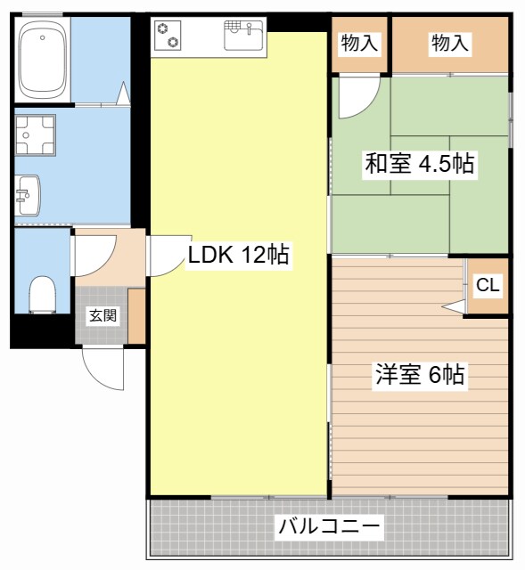 間取り図 ルミエールA