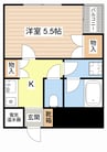メゾンマキシム 1Kの間取り