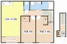 仮称）高宮町アパート新築工事 2LDKの間取り