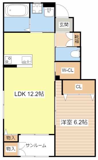 間取図 グッドライフステージ竹ヶ鼻