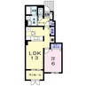 フォレストパーク・七番館 1LDKの間取り