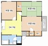 フレックスⅠ 3DKの間取り