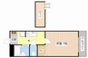 Excelハイツ五番館 1Kの間取り