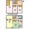 東沼波町　戸建貸家 4LDKの間取り