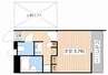 リベラル南彦根 1Kの間取り