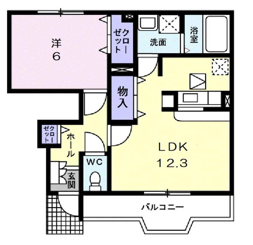 間取図 ブリーラ　リベーロ