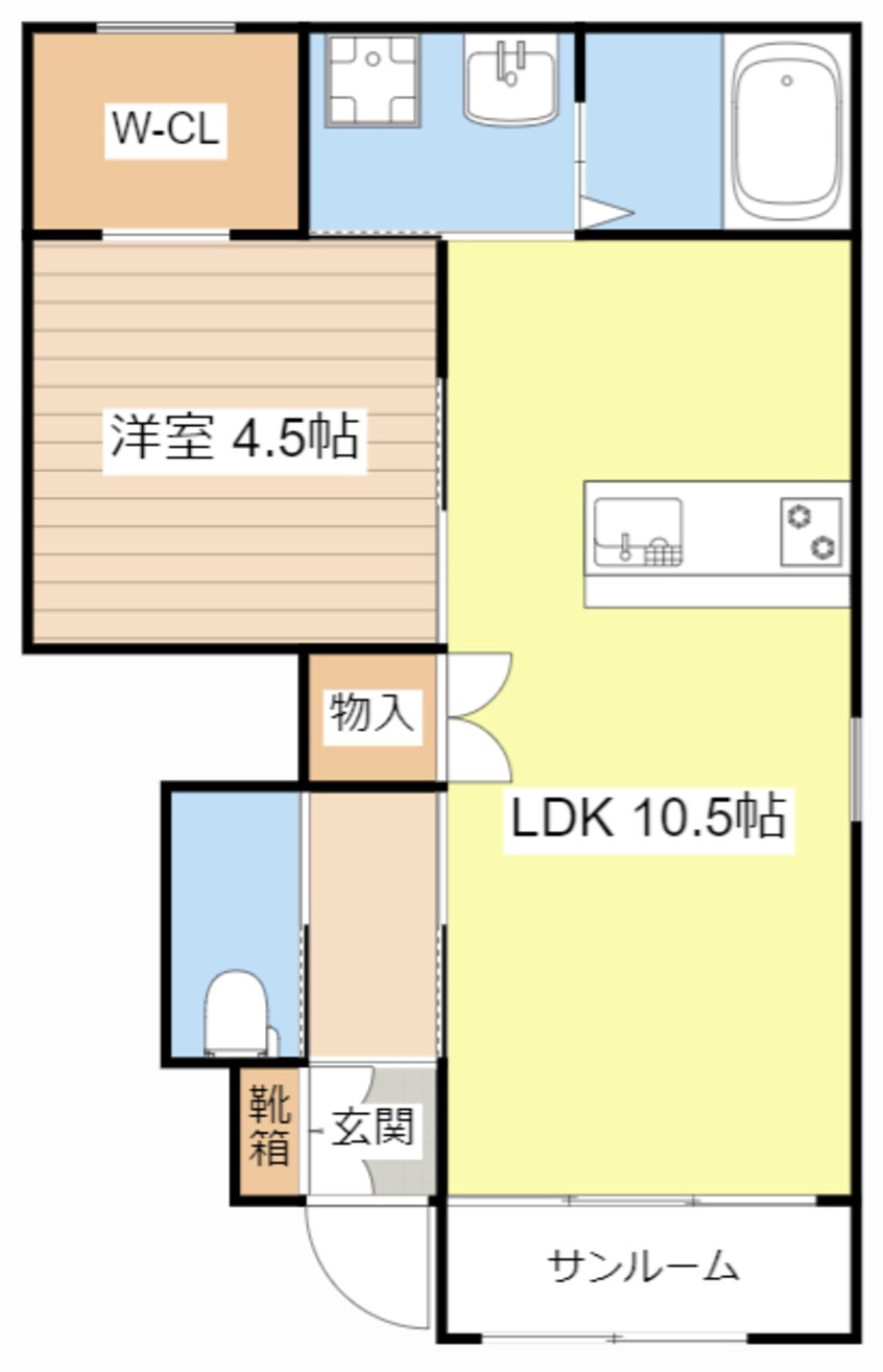 間取図 グッドライフステージ後三条A